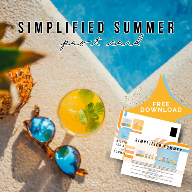 Simplified Summer Postcard